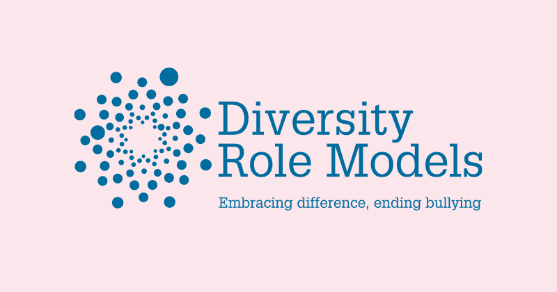 Diversity Role Models official charity logo that links to their donation page.
